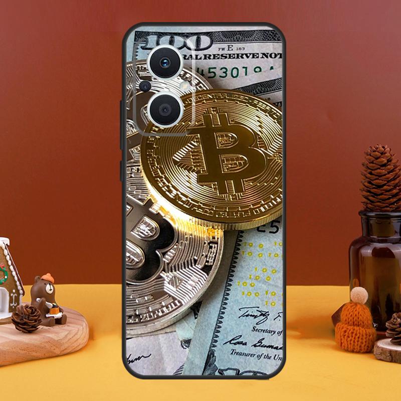 Чехол Bitcoin BTC для OPPO Reno 8T 4Z 5Z 10 Pro 11 F 4 5 6 7 8 Lite OPPO Find X5 X6 Pro X2 X3 Lite