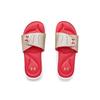 Under Armour Women's UA Ignite IX Slide White Metallic Faded Gold Slides 3022717-108