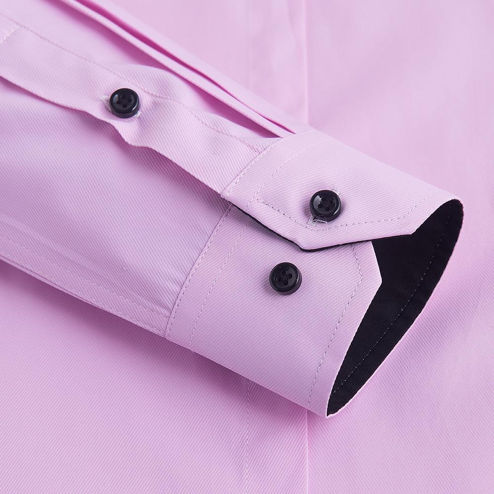 Классическая мужская рубашка с длинным рукавом, большие размеры