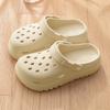 Platform Women Clogs Shoes Beach Garden Thick Bottom Sandals Fashion Comfortable Slippers Indoor Outdoor Men Hole Shoes