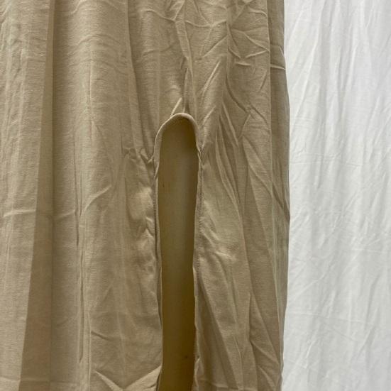 Женское летнее платье с плиссировкой, круглым вырезом, без рукавов, однотонное, свободное, с разрезом, макси-платье, повседневная одежда для свиданий, вечеринок, длинное платье