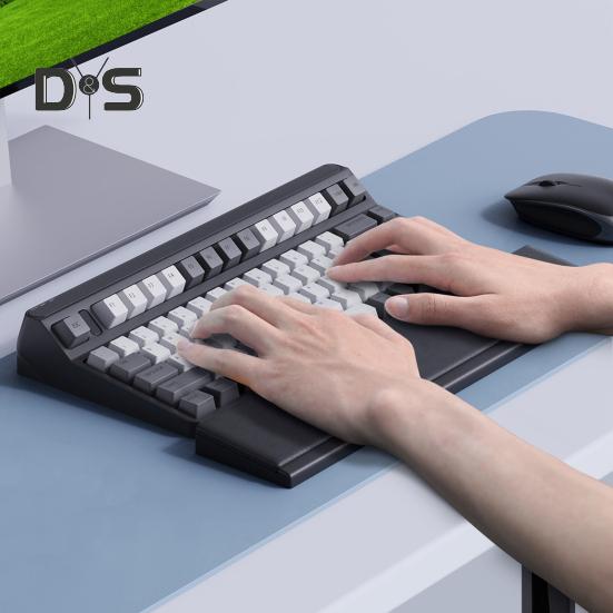 Подставка под запястье для клавиатуры с отделениями для хранения вещей Эргономичный дизайн Универсальная подставка под запястье для клавиатуры Офисные аксессуары