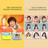 Cute Kids Instant Print Camera 1080P Digital Video Camera Dual Camera Lens 12MP 2.4 Inch LCD Screen