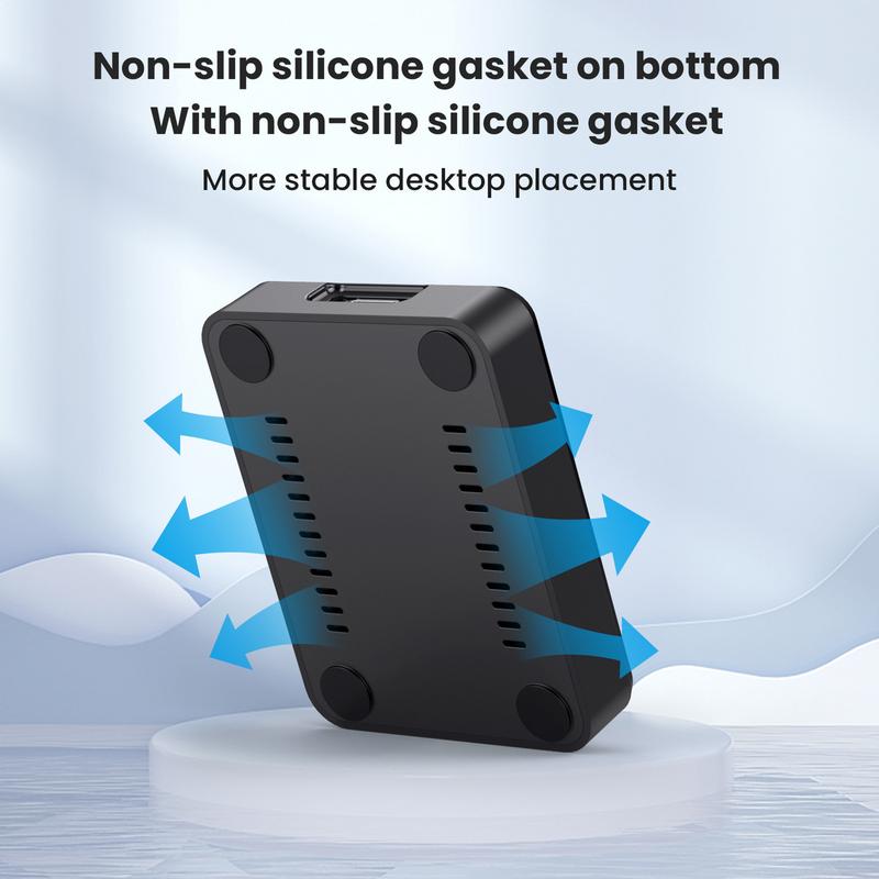 Док-станция для HDD SSD считыватель 10 Гбит/с USB3.2 Устройство хранения SSD Док-станция Для ПК Ноутбука Планшета Для передачи и резервного копирования данных