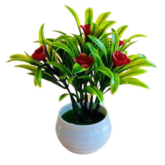 Красивый имитированный бонсай безопасный пластиковый декор сада отеля