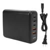 5-портовое зарядное устройство USB C 120 Вт, быстрая зарядка, настольная USB-зарядная станция для телефона, планшета, ноутбука