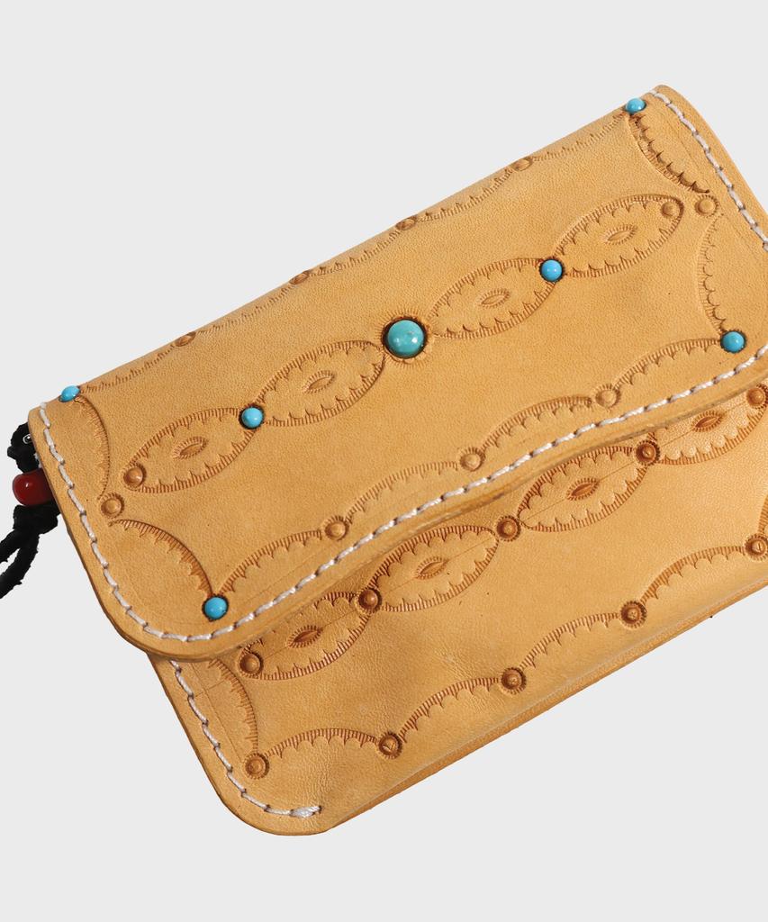 Camateclub Yazhi Trucker Wallet - Natural Handmade Wallet, Native American, Western