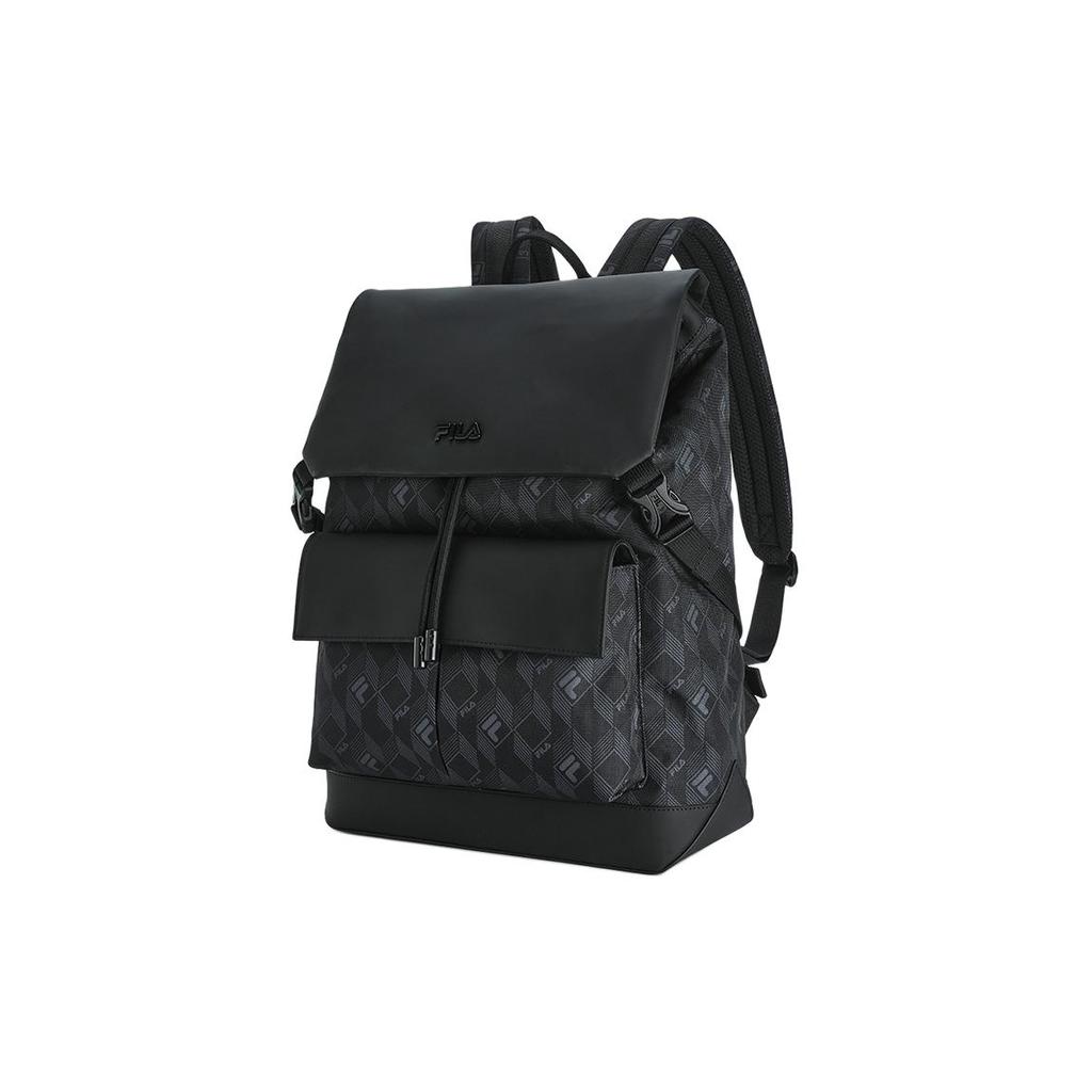 New FILA HERITAGE Fabric Backpack Men's Jet Black F13M428104FBK