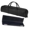 16 Hole Flute Bag Artificial Leather Black Flutes Case Box Musical Instrument Accessories