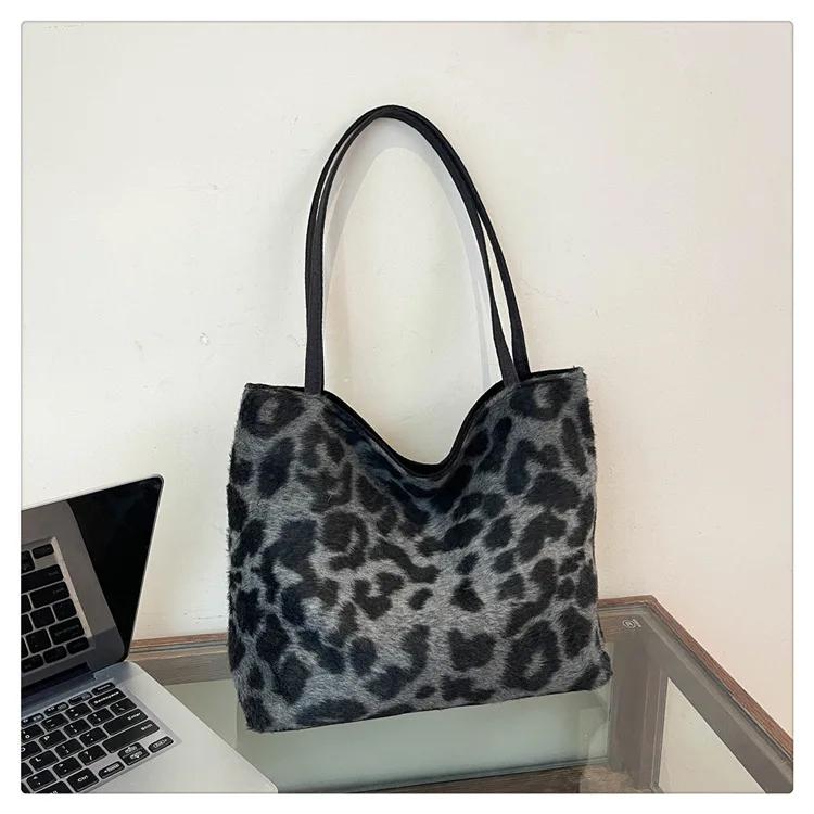 Модные ретро женские сумки-тоут универсальная сумка через плечо с леопардовым принтом для женщин кошельки и сумки сумки для покупок