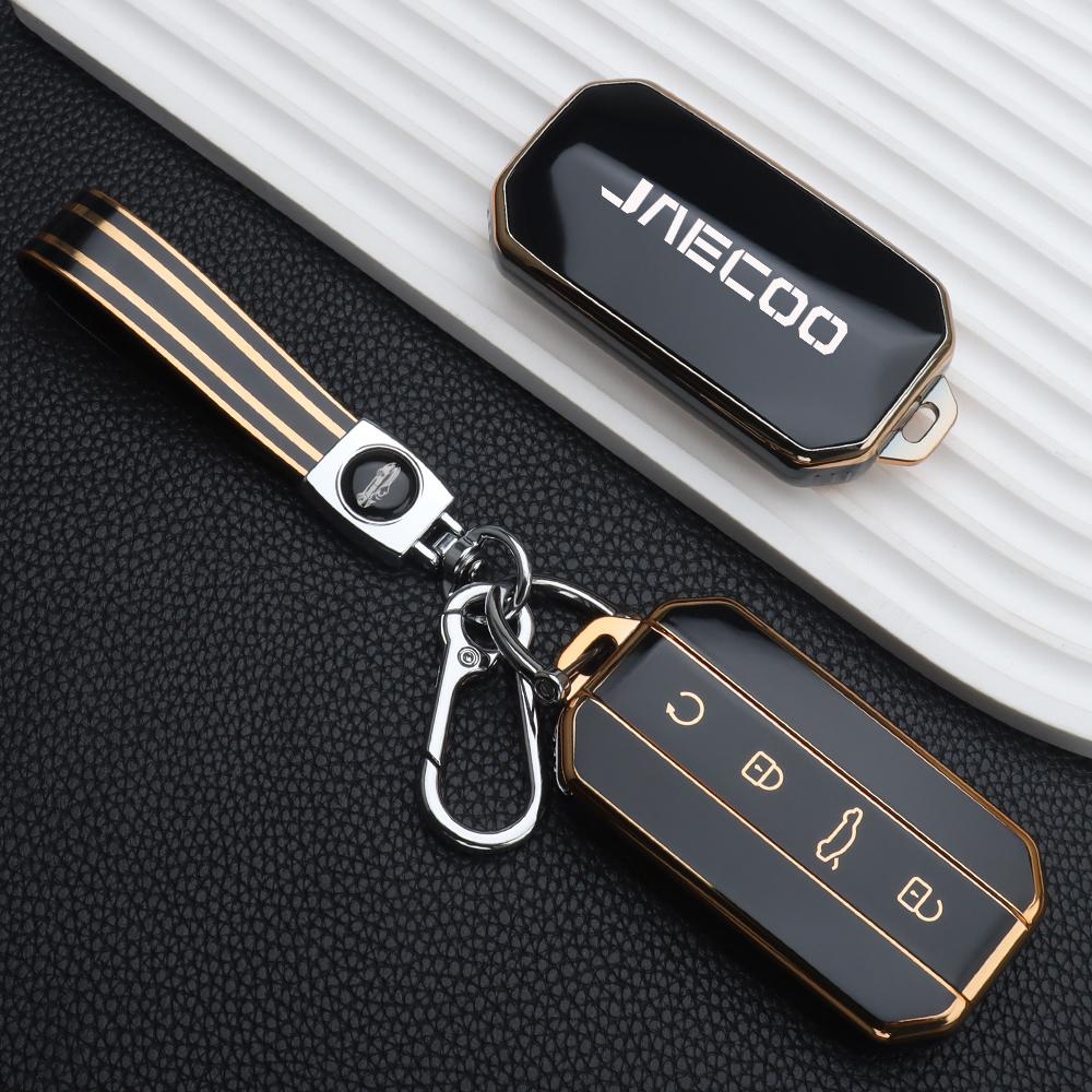 Мягкий чехол-брелок из ТПУ для ключа автомобиля, полный чехол для Chery Jaecoo J5 5 2025 2026, защитный кейс-держатель для брелока, автомобильные аксессуары