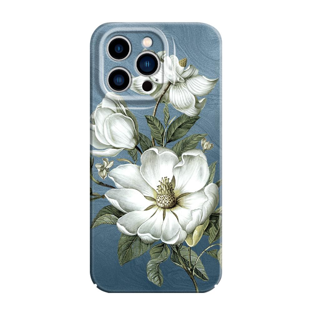 Потрясающий чехол для телефона с магнолиями для iPhone 13 12 11 7 8 6 6S Plus Pro Max Mini X XS XR SE 2020 2022 Пленка Жесткая Крышка