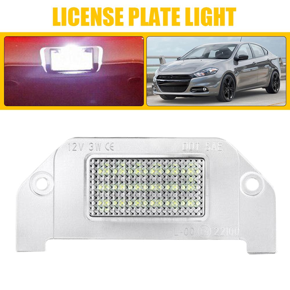 1Pcs Car LED License Number Plate Light Bulb CANBUS for Dodge Charger Challenger Magnum Avenger Dart 2010 2011 2012 2013 2014
