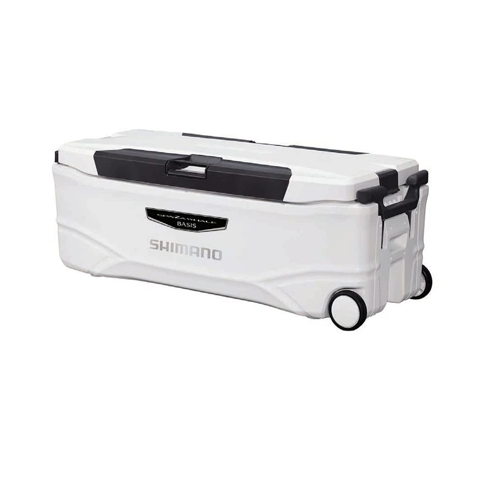 SHIMANO Fishing Cooler Box Spaza Whale Basis 650 Pure White NS-365T