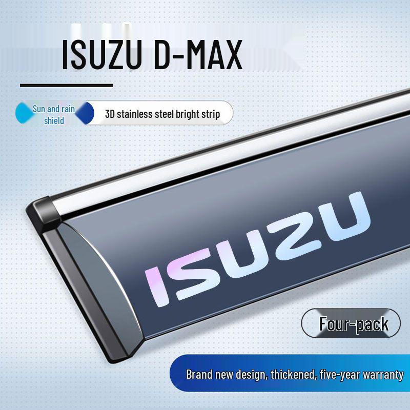Дефлекторы на окна Isuzu D-MAX: Толстые дефлекторы окон для сильного дождя, аксессуары для индивидуальной модификации
