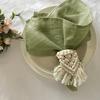 Tablecloth Napkin Durable Polyester Thick Placemat Reusable For Kitchen Dining Wedding Decoration Home