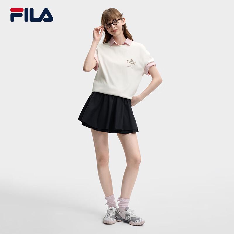 Fila Мужская футболка из хлопка свободного кроя с коротким рукавом