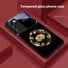 Круг Лотос Золото Для Y72 33S 11 03 36 96 Lite 35 16 Iqoo 12 V40 SE 5G 29 40 21 30 X80 Pro Vivo Чехол для телефона из закаленного стекла Черный