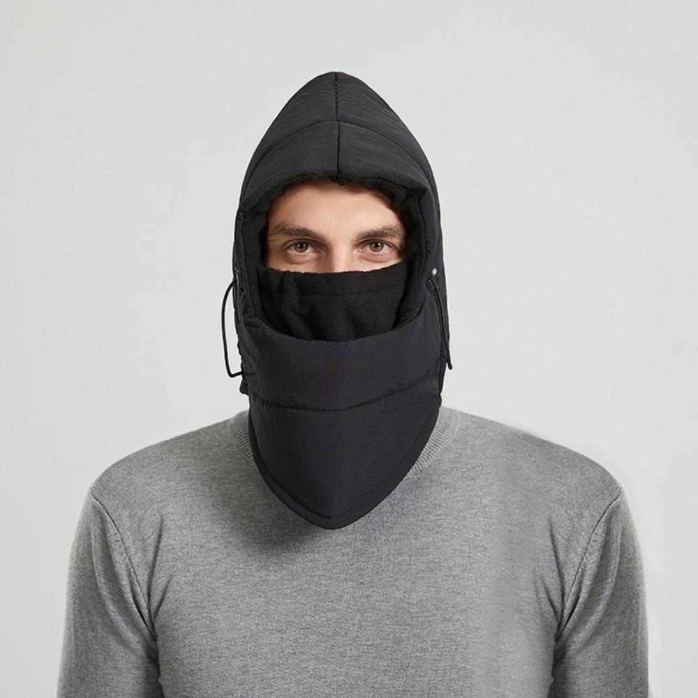 Теплая плюшевая шапка-пуловер, дышащая защита лица, грелка для шеи, новая зимняя теплая шапка, зимняя погода