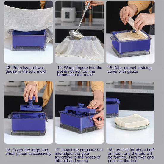 2 в 1 тофу, пищевой материал, пресс для тофу, посудомоечная машина, безопасная машина для сыра, тофу, пресс-форма, кухонный инструмент «сделай сам»