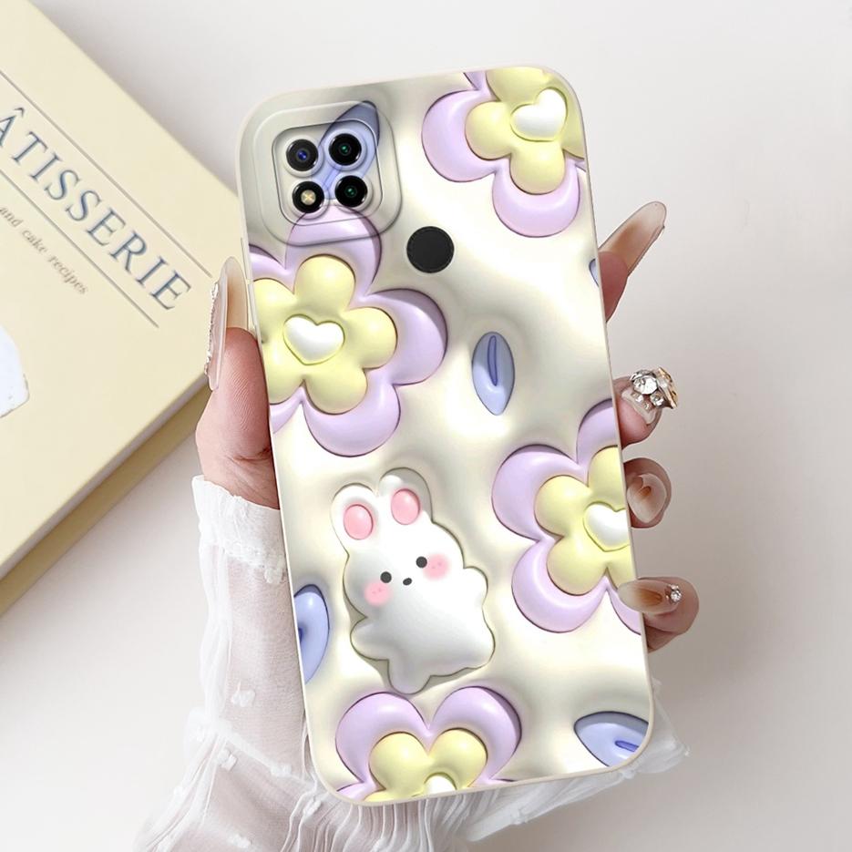 Чехол для Xiaomi Redmi 9C Милый Чехол-Мультяшный Панда Ударопрочный Мягкий ТПУ Чехол для Телефона Для Xiaomi Redmi 9C NFC Redmi9C Задняя Крышка Сумки