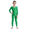 Children's Ballet Gymnastics Leotard Dance Costume Girls Long Sleeves Jumpsuit Bodysuit Dancewear Kids Full Body Unitard