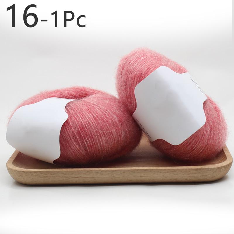 1 шт., 30 г, нить для вязания крючком из мохера для свитера, шарфа, пряжа для вязания, мягкая многоцветная пряжа для рукоделия «сделай сам»