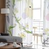 Wreath Willow Rabbit Egg Tulle Curtains for Living Room Kitchen Bedroom Sheer Tulle for Cafe Hotel Modern Home Decor