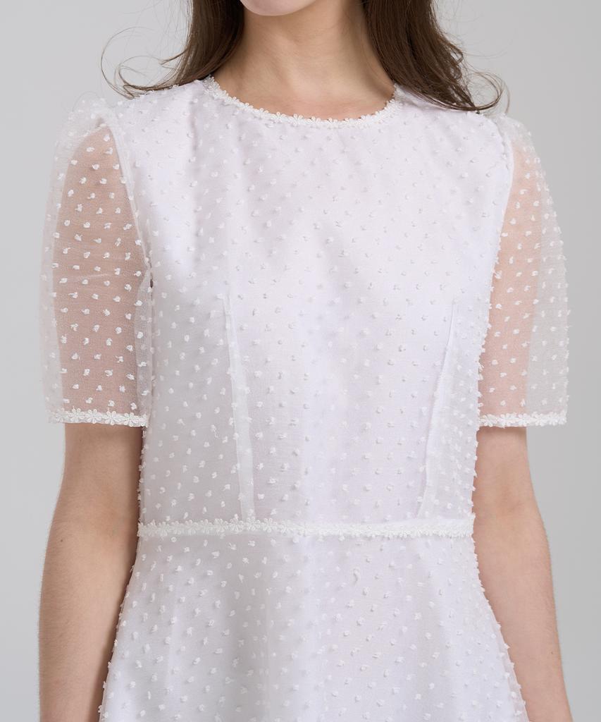 Reve Hearted Cantilena Dress - White