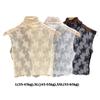 Fashion Lace Floral Fake Collar Detachable White Black Blouse Shirt Removable Collar Slim Gauzy False Collar Women