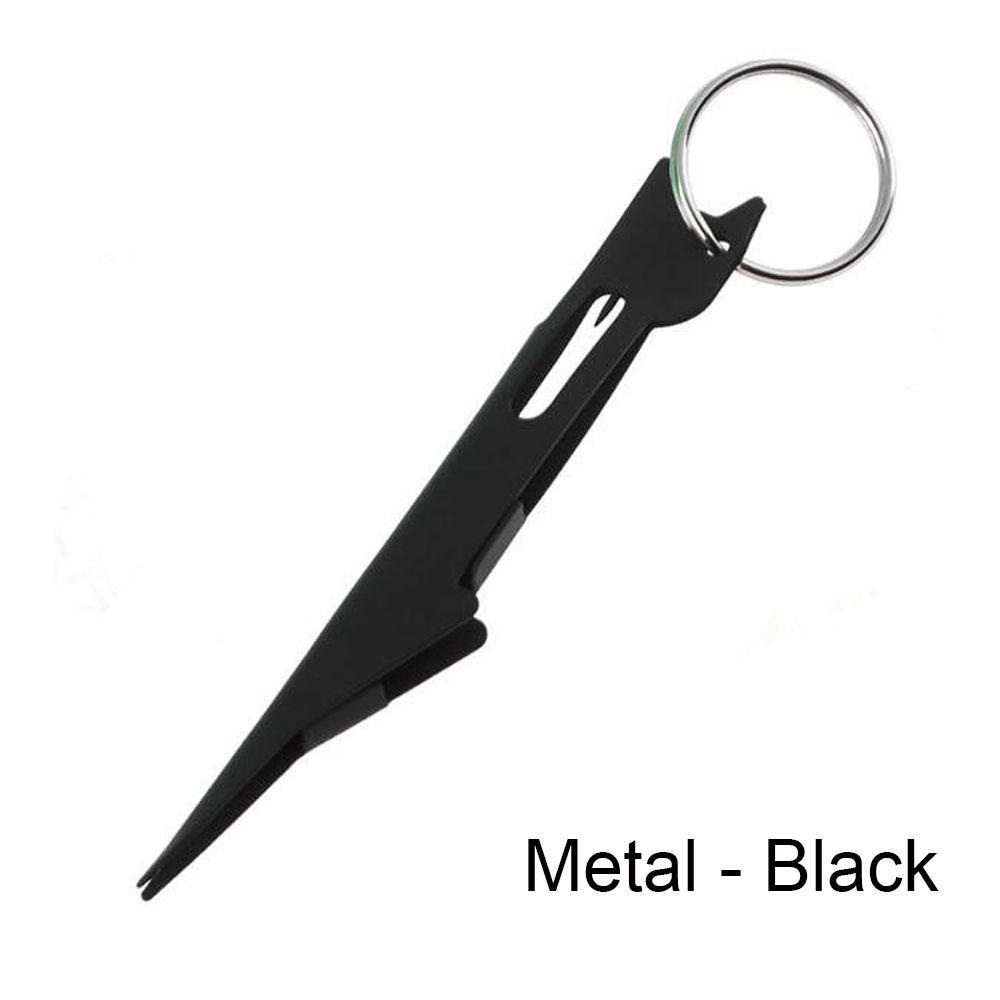 Steel & Plastic Snip Line Cutter Fast Hook Nail Knotter Fly Fishing Clippers Quick Knot Tying Tool