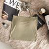Women's Ice Silk Seamless Camisole: Summer Thin Style, Strapless, One-Shoulder, Beautiful Back, Anti-Exposure Inner Wear.