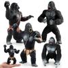 Simulation Animal Model Chimpanzee Warrior Doll Toy Jungle Wildlife Ornament Collection