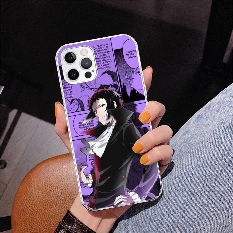 Bungo Stray Dogs Manga Phone Case For iPhone 17 Air 16 Pro Max 16E 15 + 14 Plus 11 12 13 Mini 7 8 SE Gift Print Cover Fundas 17