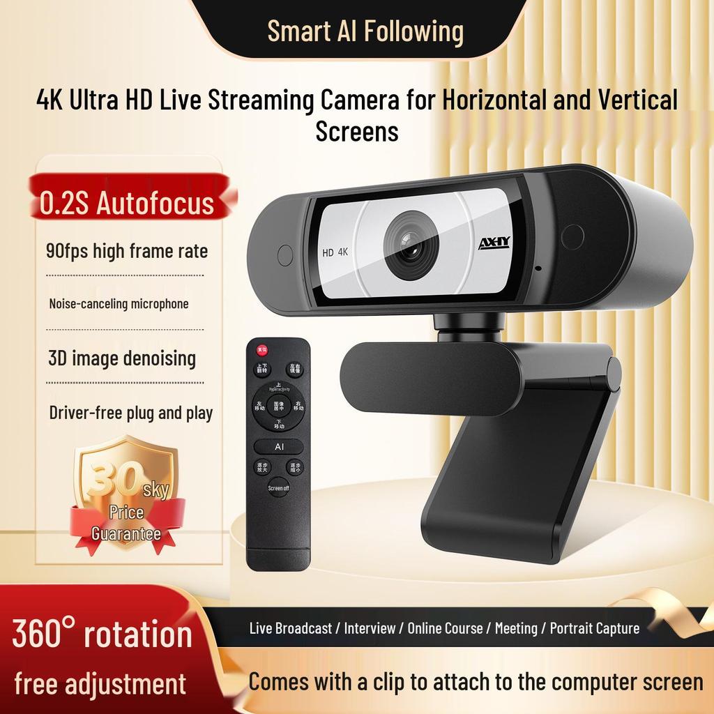 C960 4K Ultra HD Live Streaming Camera with 60 FPS for Video Conferencing