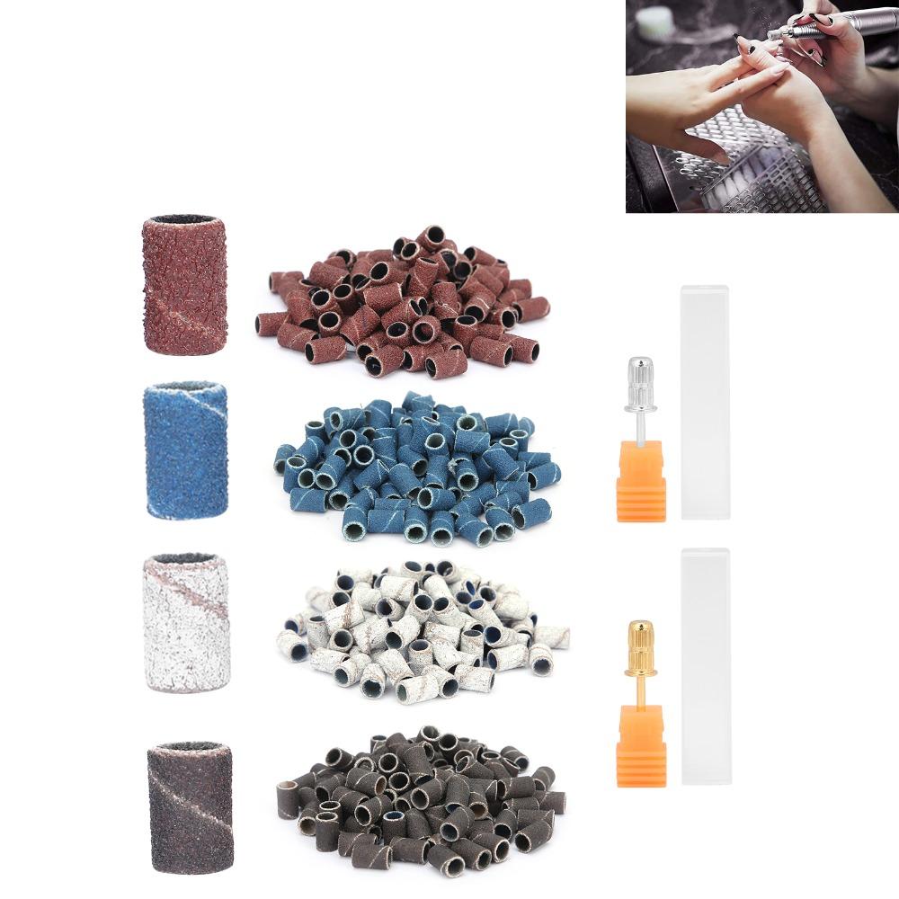 400 Pcs Grinding Sand Sanding Bands Fine Grit Pedicure Sanding Bands For Acrylic Nails