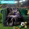 Custom Name Blanket Baltimore Team Spirit Blanket Bedding Blanket for Travel, Camping, Living Rooms, Offices, Sofas, Fan Christmas gift