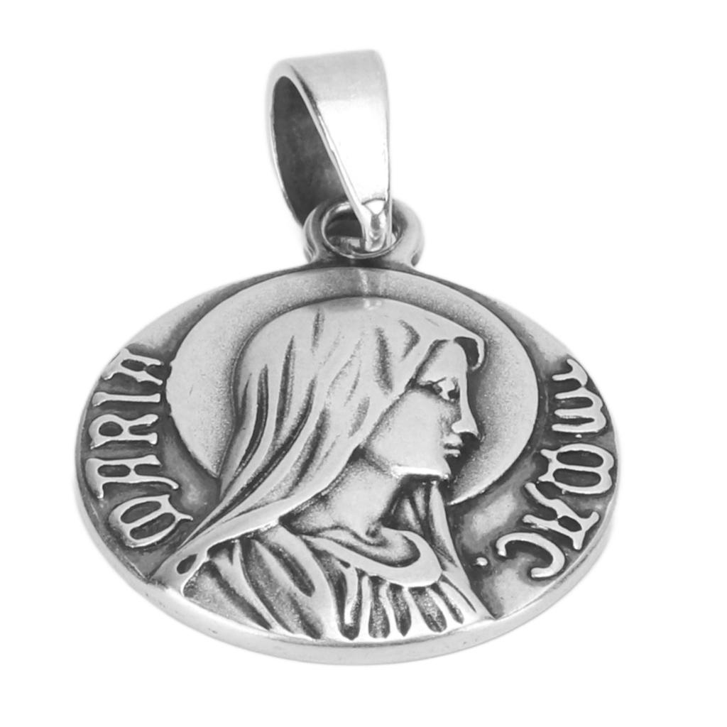 Ожерелье Девы Марии из серебра 925 пробы, роскошное, в стиле ретро, ручная работа, изысканное, прочное, с изображением Девы Марии