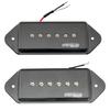 Wilkinson WO90 Ceramic P90 Dog Ear Pickup PU Bridge для Les Paul SG Electric Black of Guitars, (Набор 2)