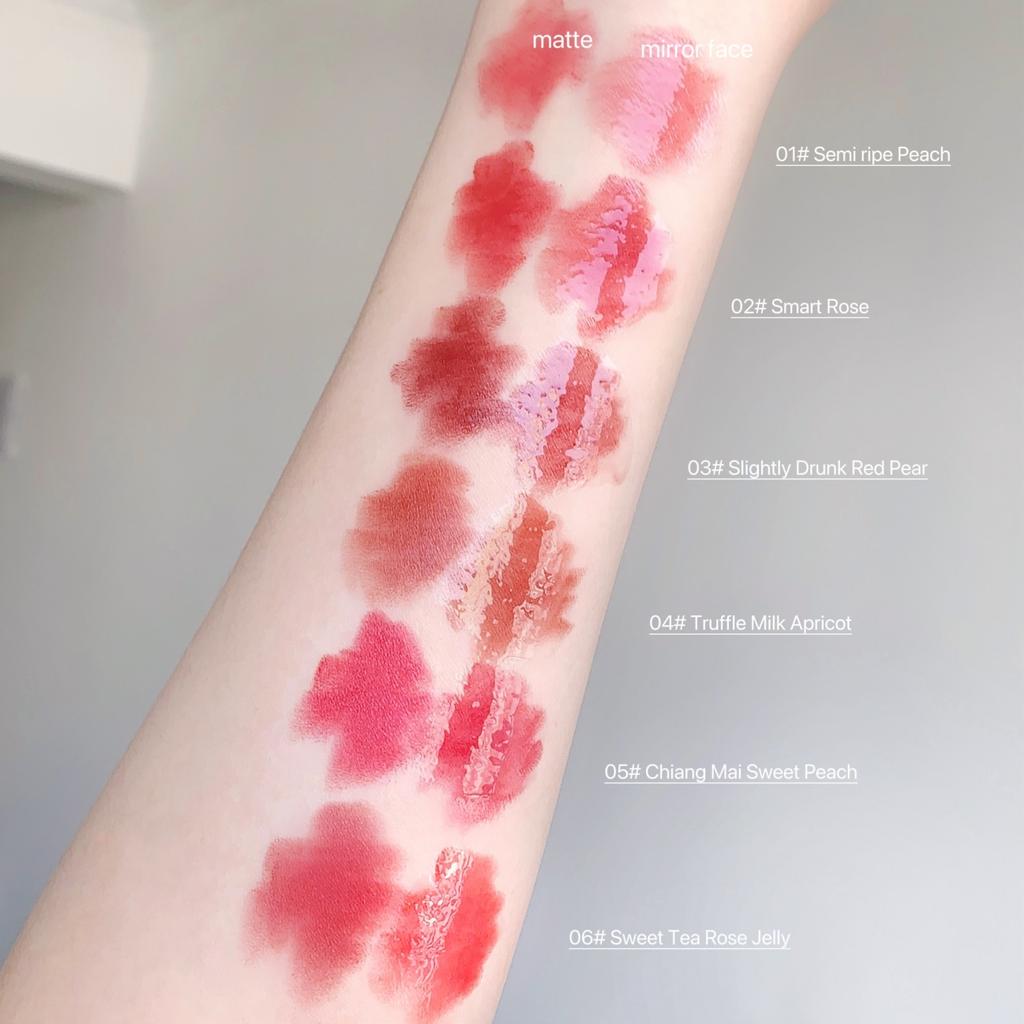 SHAQINUO Двусторонняя помада-дождевик с фиксированным цветом