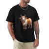 Indian Cow Decor For Rituals Tshirt Comfortable Basic Crew Neck Tee