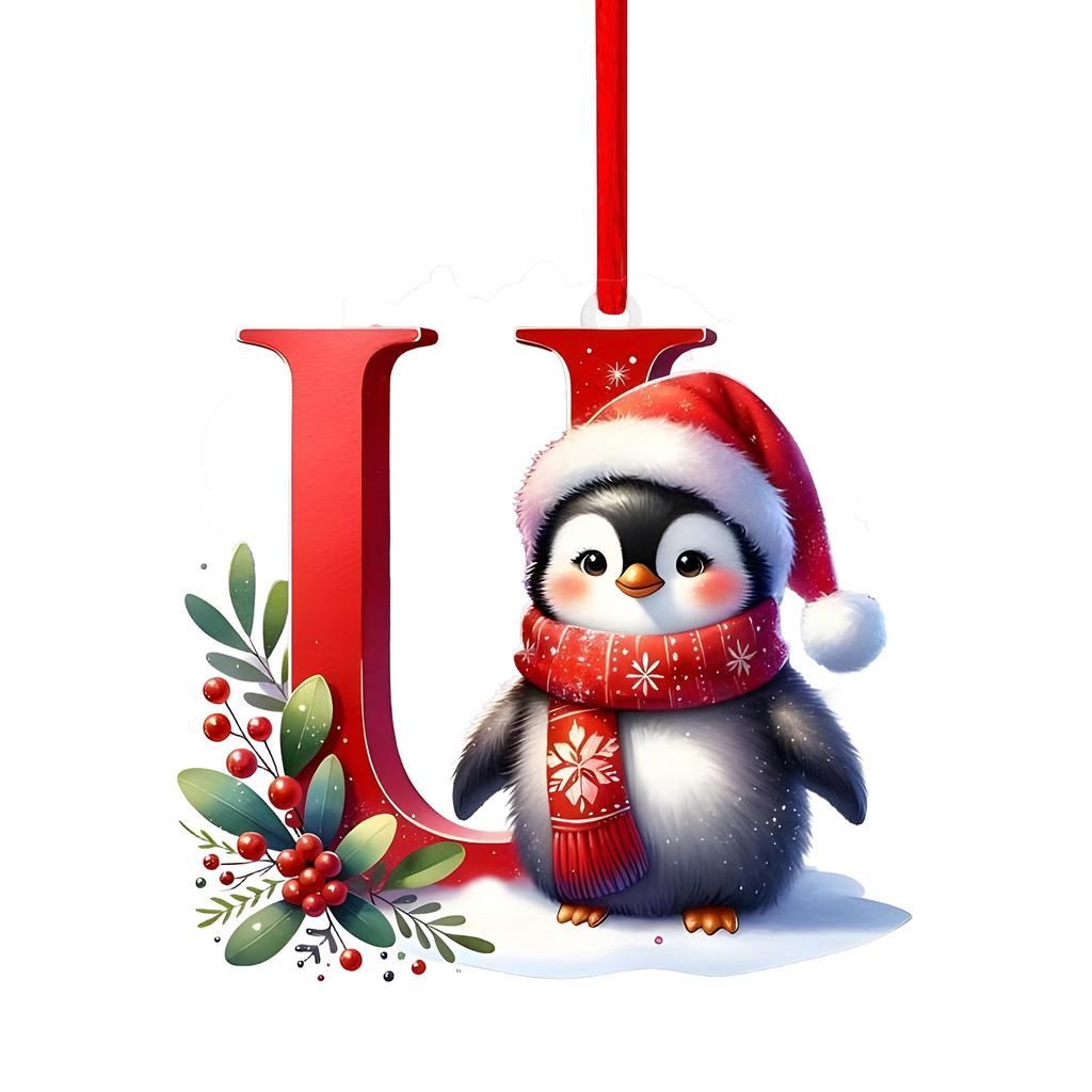26 Letter,Christmas,Ornaments,Acrylic,1