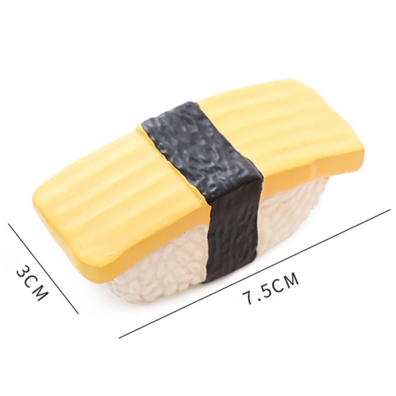 Игрушка-суши для собак, забавные милые интерактивные скрипучие игрушки, устойчивая к укусам, износостойкая жевательная игрушка для домашних животных