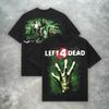 Left 4 Dead 2 Рука Классическая Хоррор Игра Графика Унисекс Ретро Гейминг Уличная Одежда Удобная Мода Женская и Унисекс Футболка