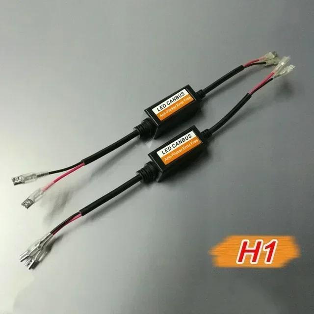4 шт. LED Canbus Декодер Адаптер Для H1 H4 H7 H11 9005 9006 9012 Жгут Проводов Против Мерцания Резистор Лампы Предупреждение Устранитель Ошибок