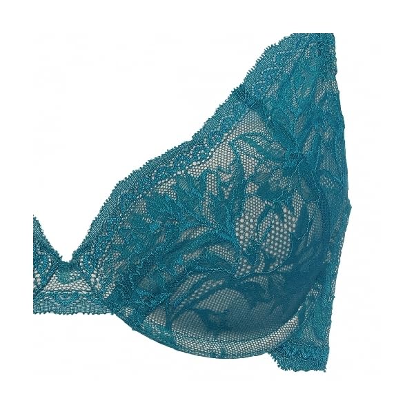 AMOSTYLE Natural You M008 Size C65 Bra, (Blue),