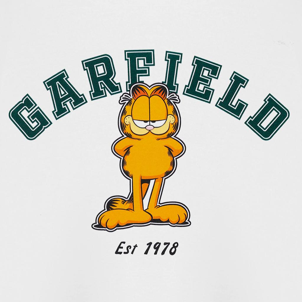 Футболка с короткими рукавами Garfield Unisex Adult Collegiate