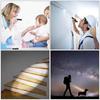 (Projector)USB Strong Light Portable LED Flashlight Strong Light Portable LED Flashlight