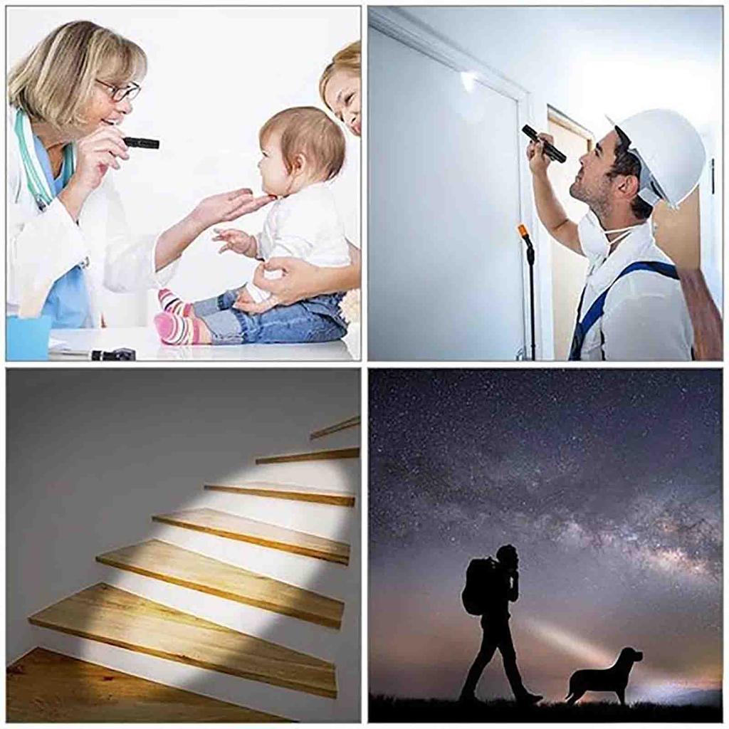 (Projector)USB Strong Light Portable LED Flashlight Strong Light Portable LED Flashlight