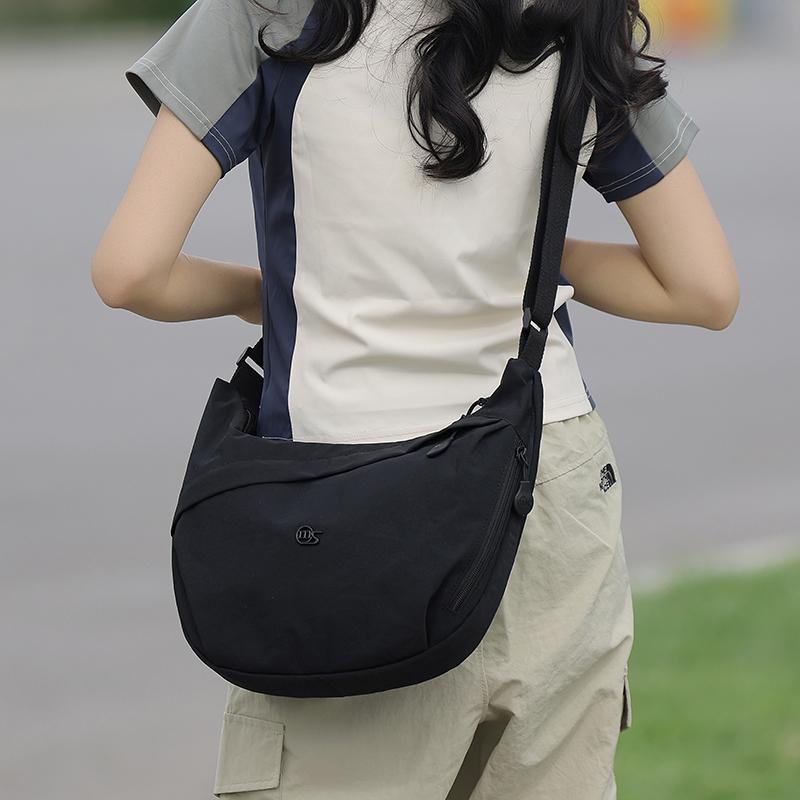 Однотонная сумка кроссбоди Женская большая вместительная Оксфордская сумка через плечо для поездок